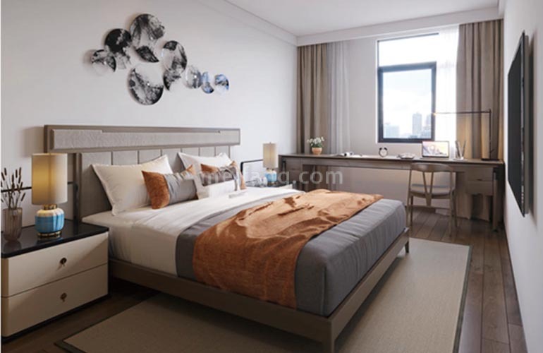 椰林小筑D户型样板间-卧室