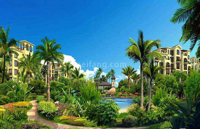 鹭湖国际养生度假区效果图