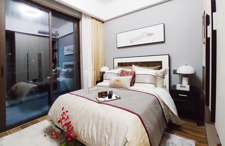 美林苑三期E户型样板间-卧室