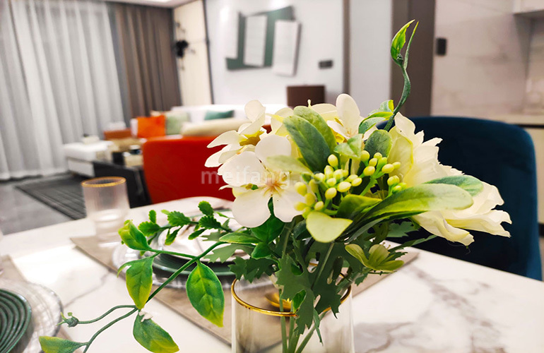 美林苑三期D户型样板间-客厅