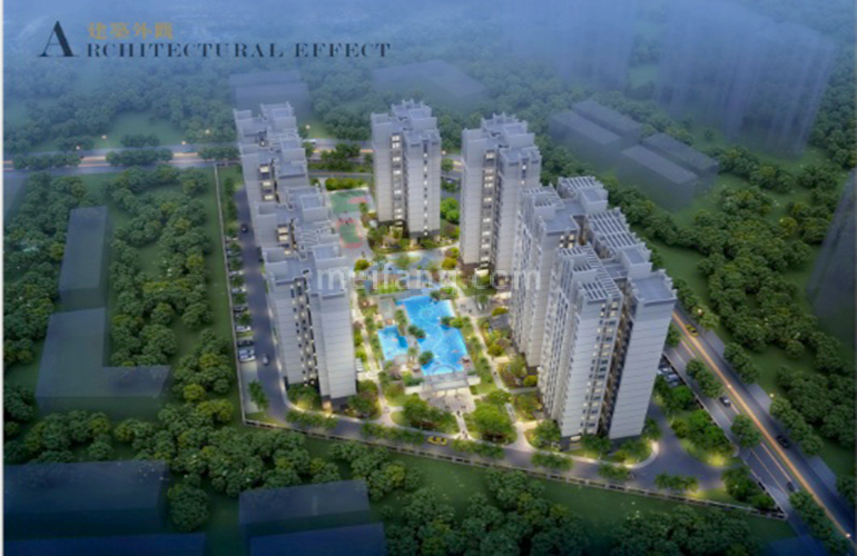 美林苑三期鸟瞰图