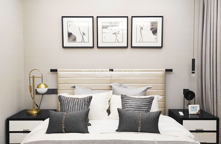 美林苑三期E户型样板间-卧室