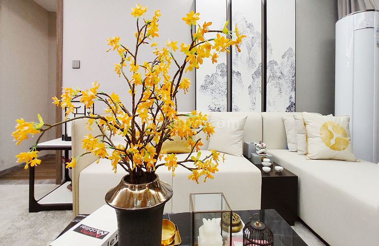 美林苑三期E户型样板间-客厅