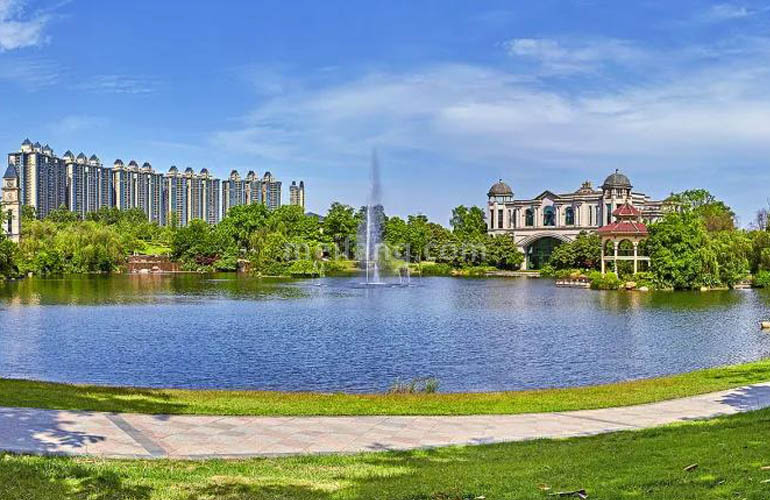 恒大金碧天下实景图