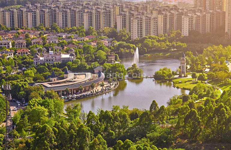 恒大金碧天下实景图