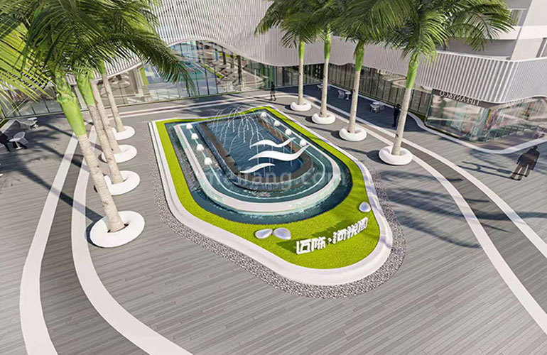 迈陈海悦阁园林效果图