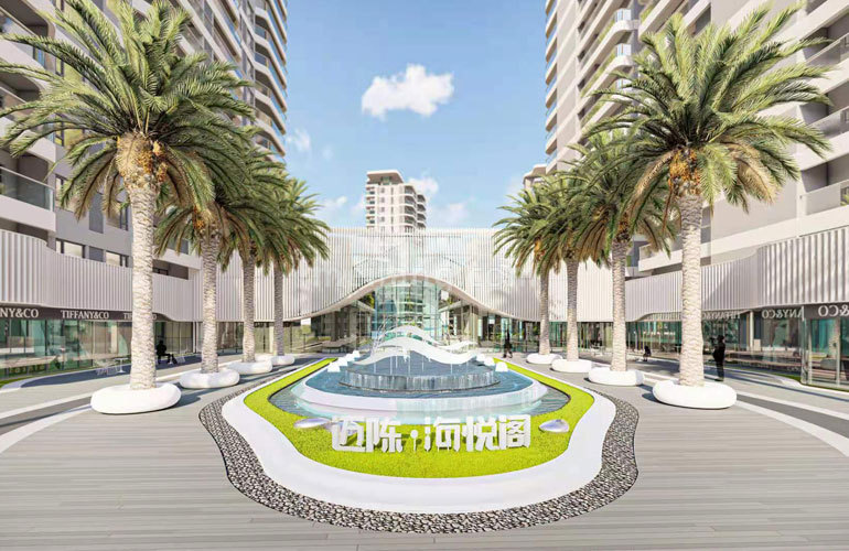 迈陈海悦阁园林效果图