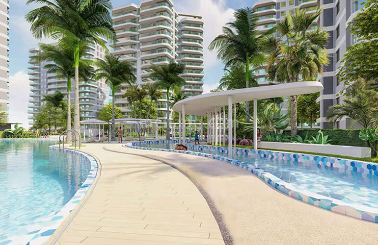 迈陈海悦阁园林效果图