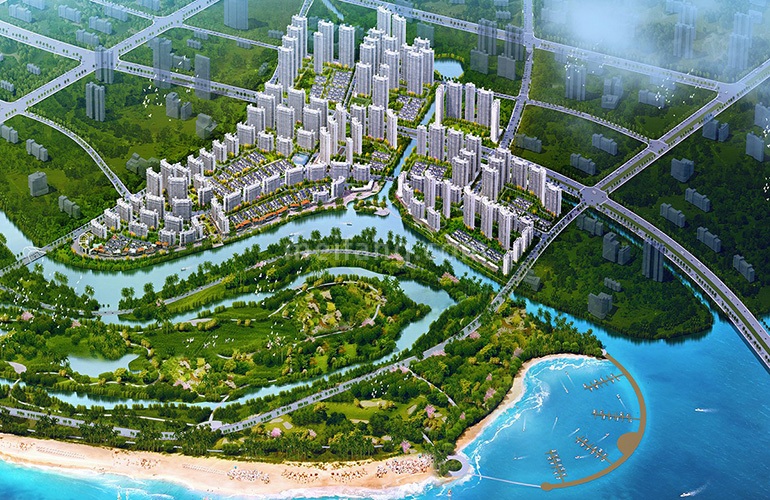 雅居乐金海湾效果图