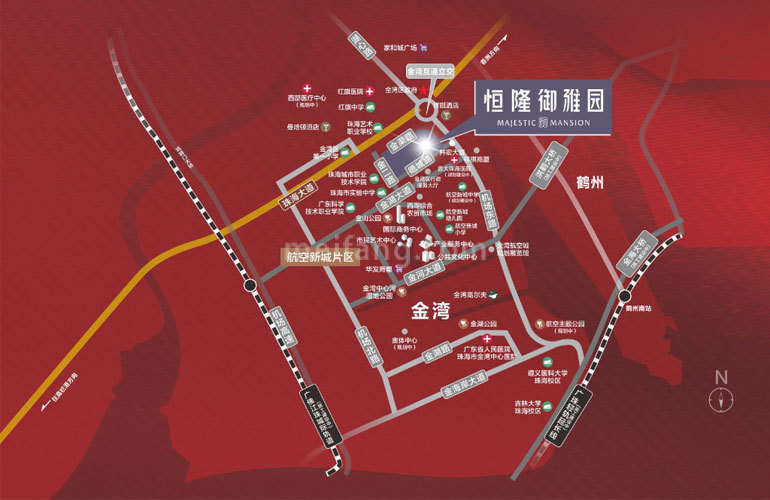 恒隆御雅园区位图