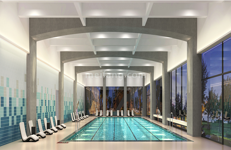 富力悦海湾室内泳池效果图