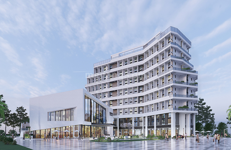 富力悦海湾6#栋楼效果图