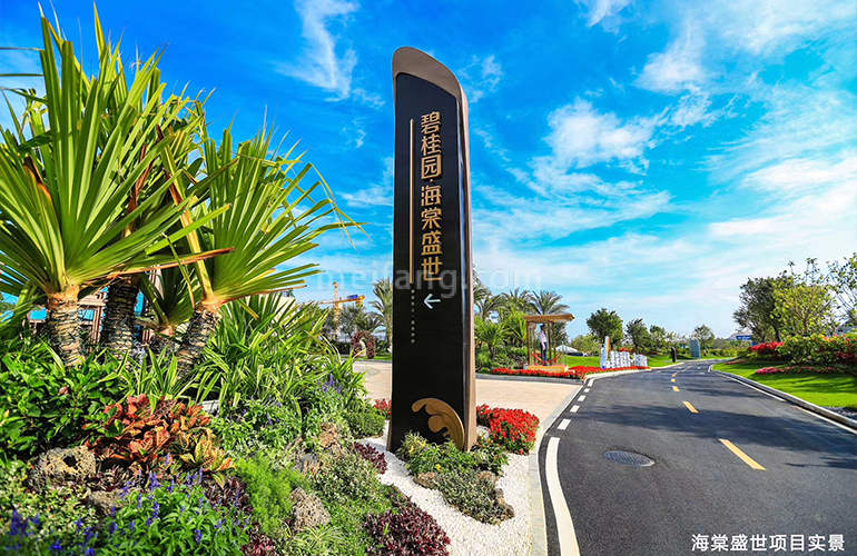 碧桂园海棠盛世实景图