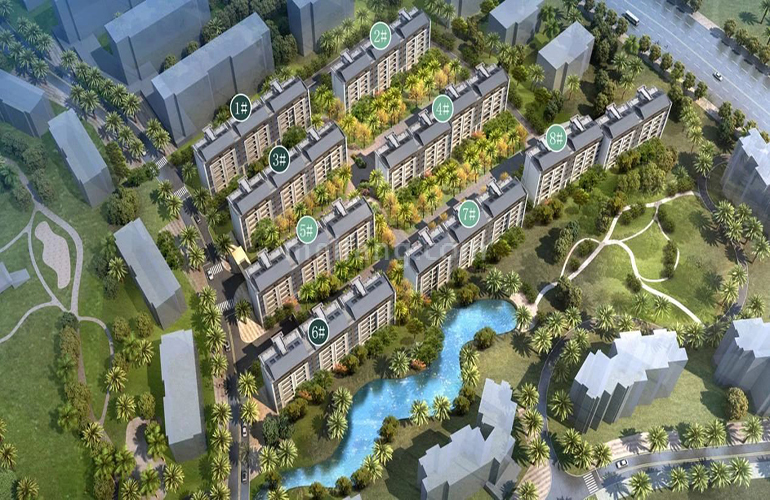 保利六千树鸟瞰图
