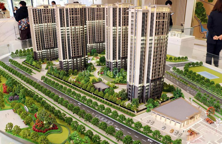 清能岭秀荟沙盘实景