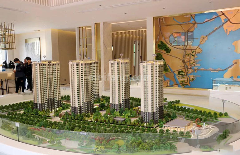 清能岭秀荟沙盘实景