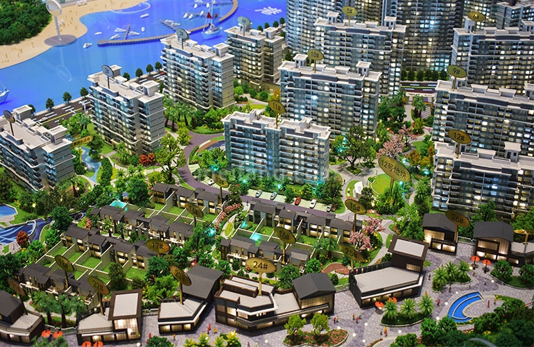 雅居乐金海湾实景图