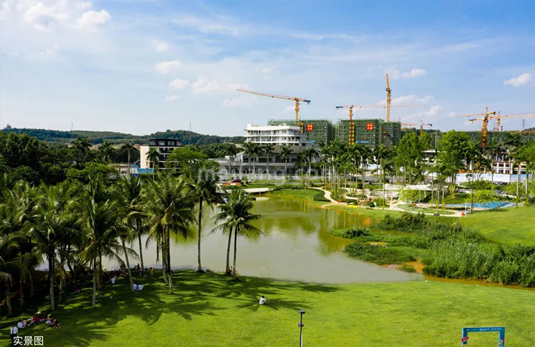 鸿基翡翠湖实景图