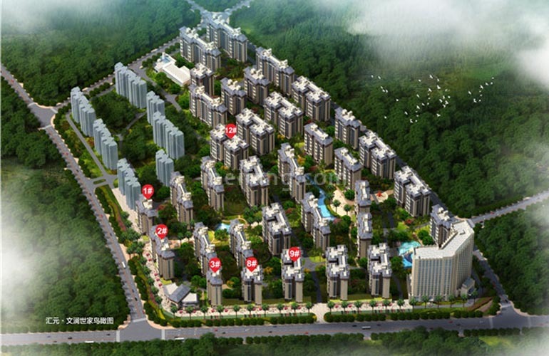 汇元文澜世家鸟瞰图