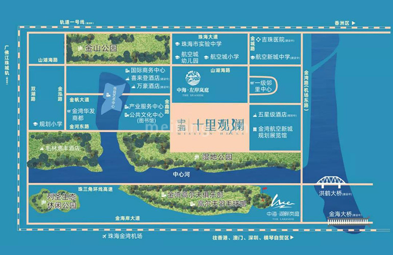 中海十里观澜区位图