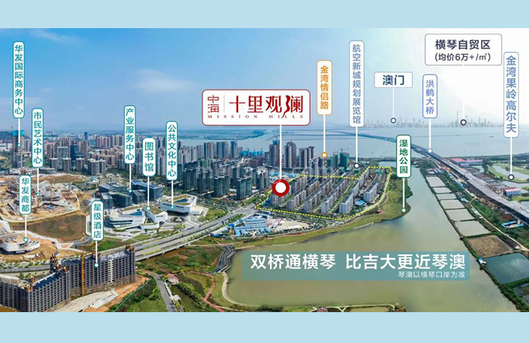 中海十里观澜实景图