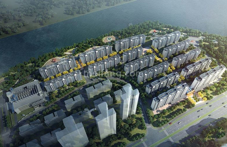 中海十里观澜鸟瞰图