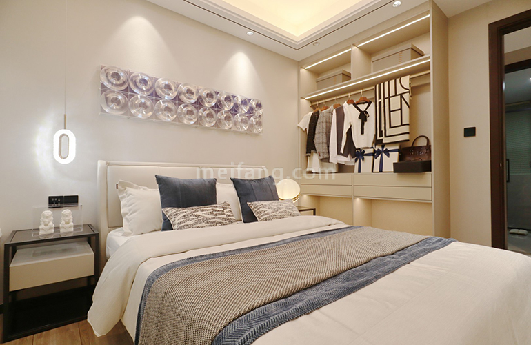 中鼎珑璟B户型样板间-卧室