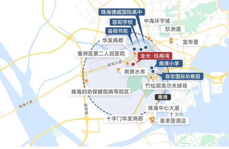 龙光玖榕湾区位图