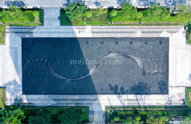 崇峰壹号院俯瞰实景图