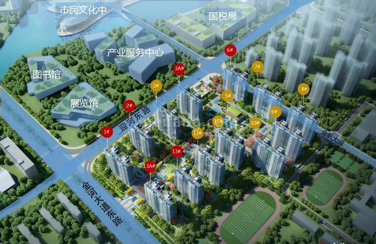 崇峰壹号院楼栋分布图