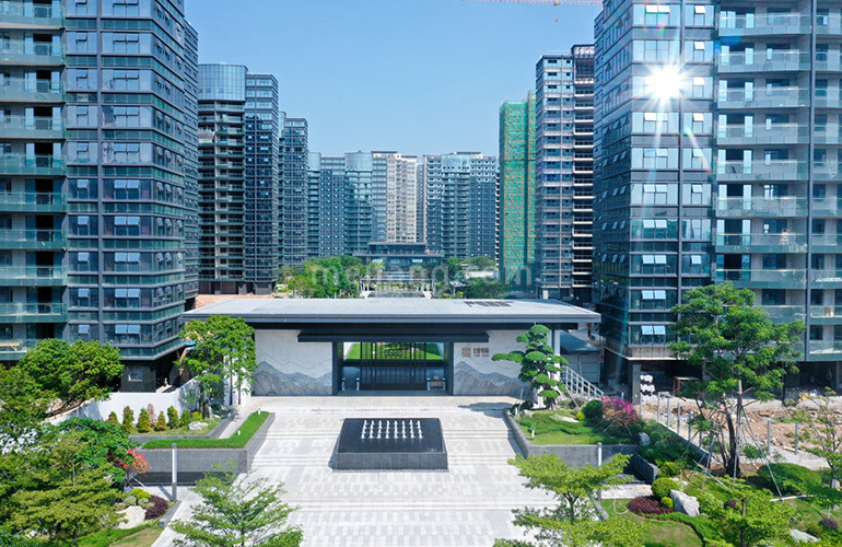 崇峰壹号院主入口实景图