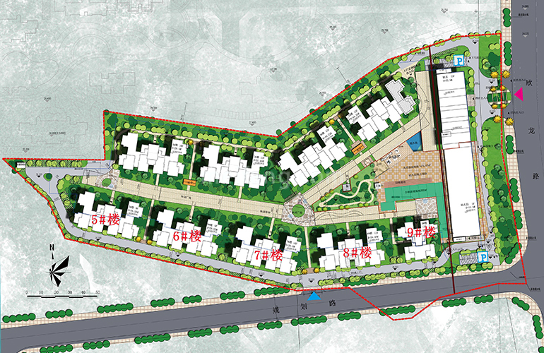 凯莱澜风雅筑规划图