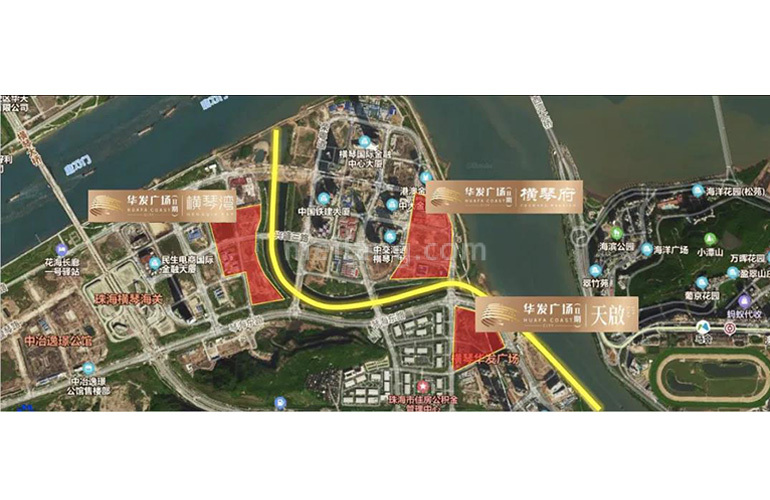 华发广场Ⅱ期横琴湾总规划图