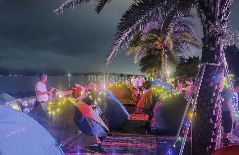 海泉湾时光序海岸露营派对