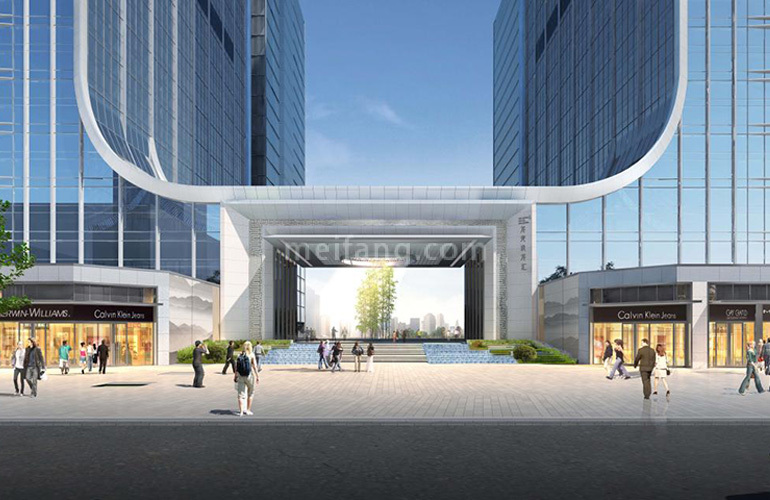 龙光玖龙汇主入口效果图