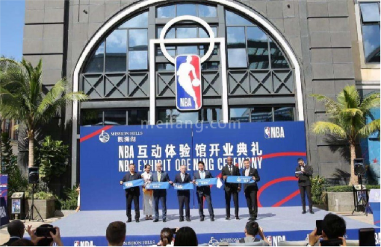 观澜湖星光里NBA互动体验馆与NBA篮球训练中心