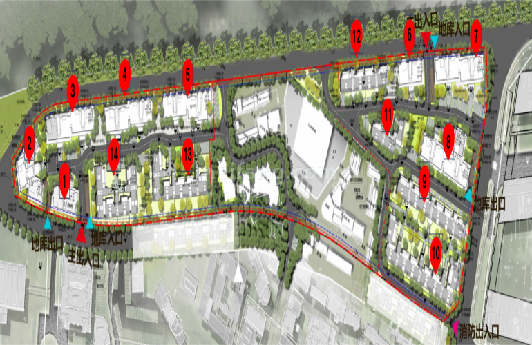 观澜湖星光里J01楼栋分布