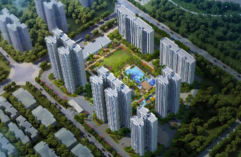 碧桂园中央半岛君澜湾鸟瞰图