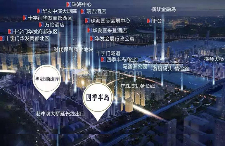 华发琴澳新城四季半岛二期周边配套