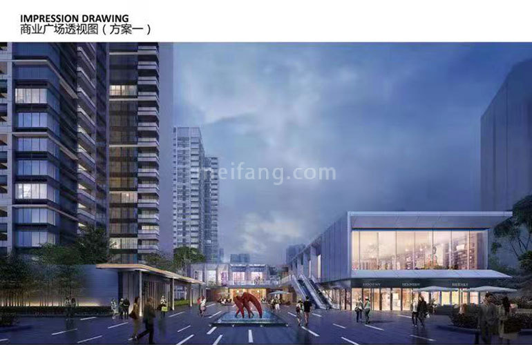 三一蓝海花园街区效果图