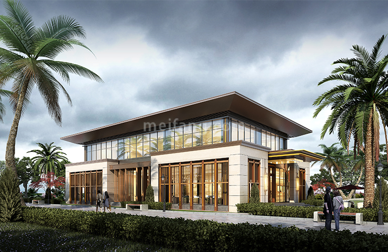 建业中和家园效果图-售楼处