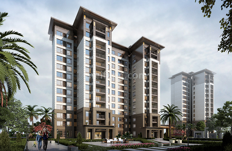 建业中和家园效果图-外立面