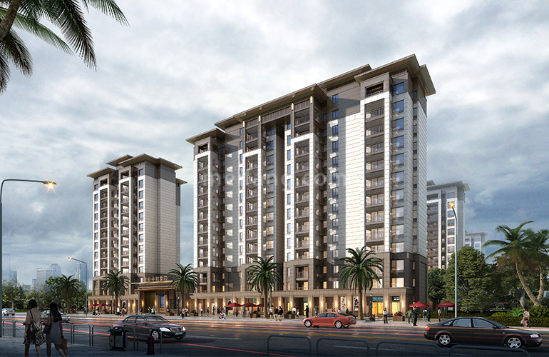 建业中和家园效果图-外立面