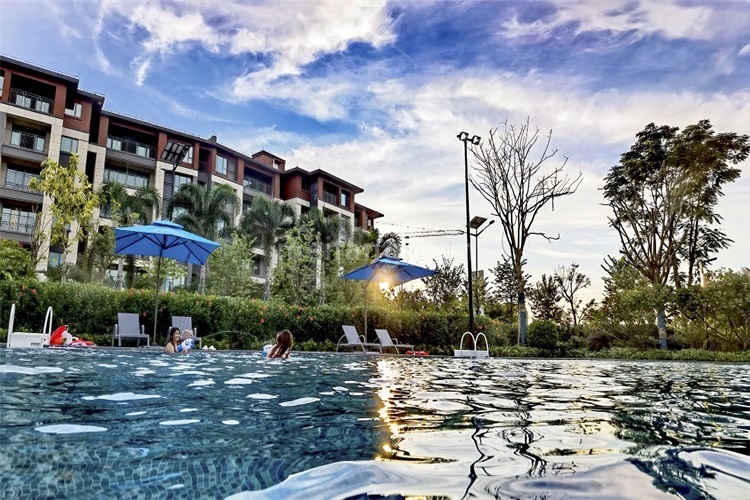 景业白鹭洲实景图