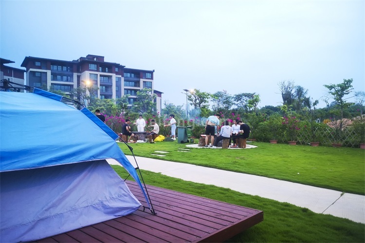 景业白鹭洲实景图