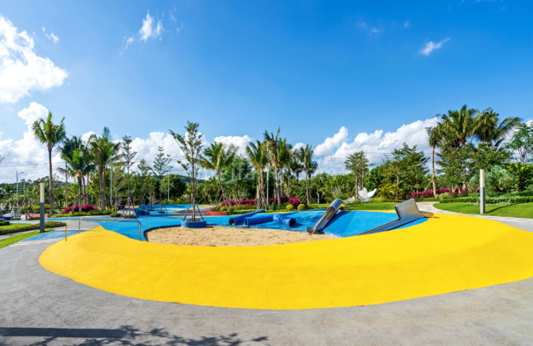 富力阅山湖实景图