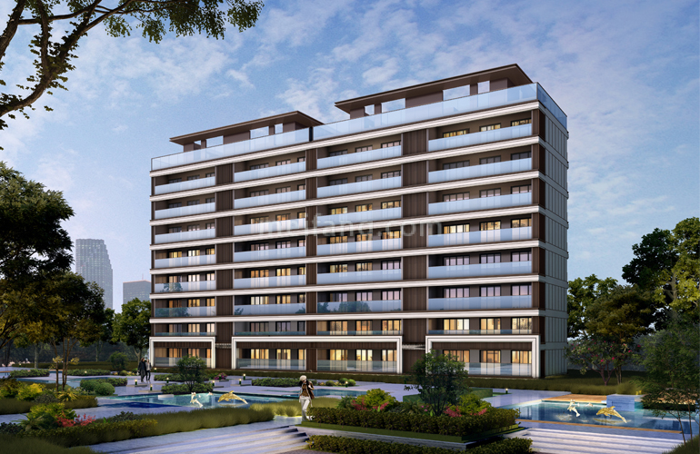 鸿基翡翠湖建面105㎡洋房效果图8F