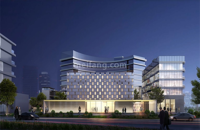 鸿基翡翠湖酒店效果图