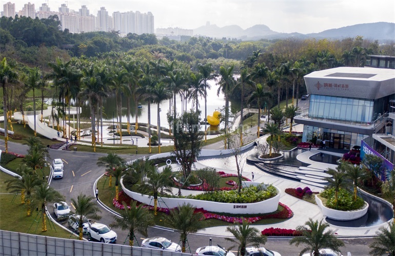 鸿基翡翠湖实景图