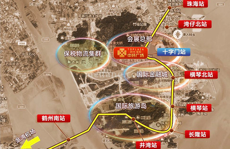 中环玖洲新天地区位图